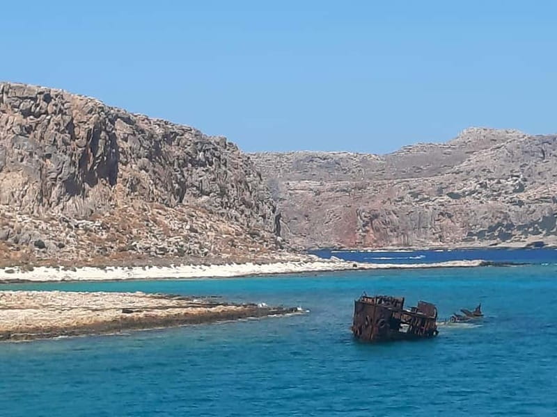 From Chania: Gramvousa Island and Balos Beach Full-Day Trip - Crossing Kissamos Bay by boat