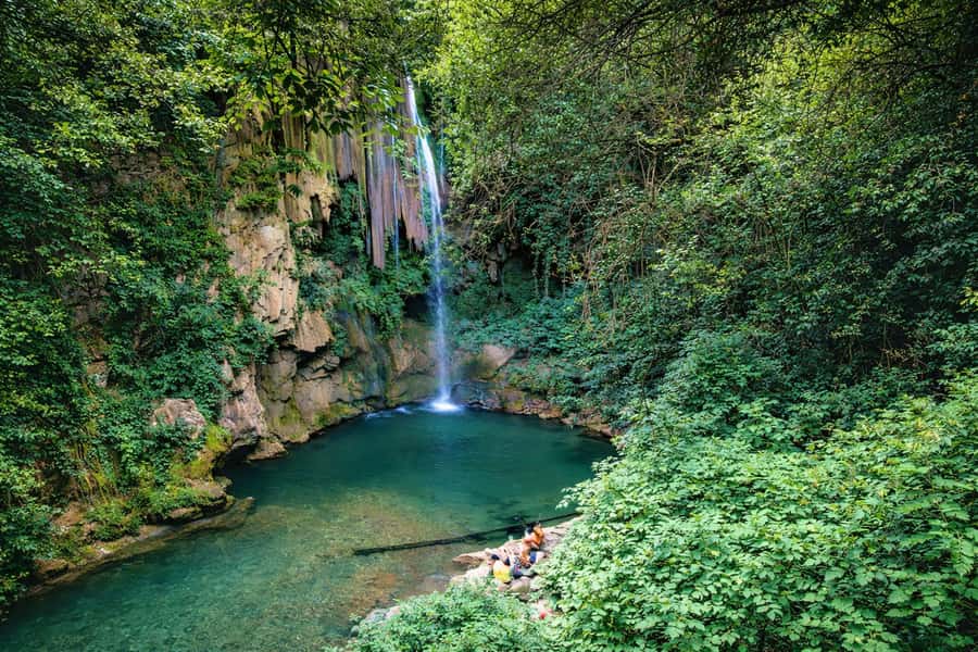 From Chefchaouen: Full-Day Trip to Akchour Waterfalls - The lower waterfall is your first real pause