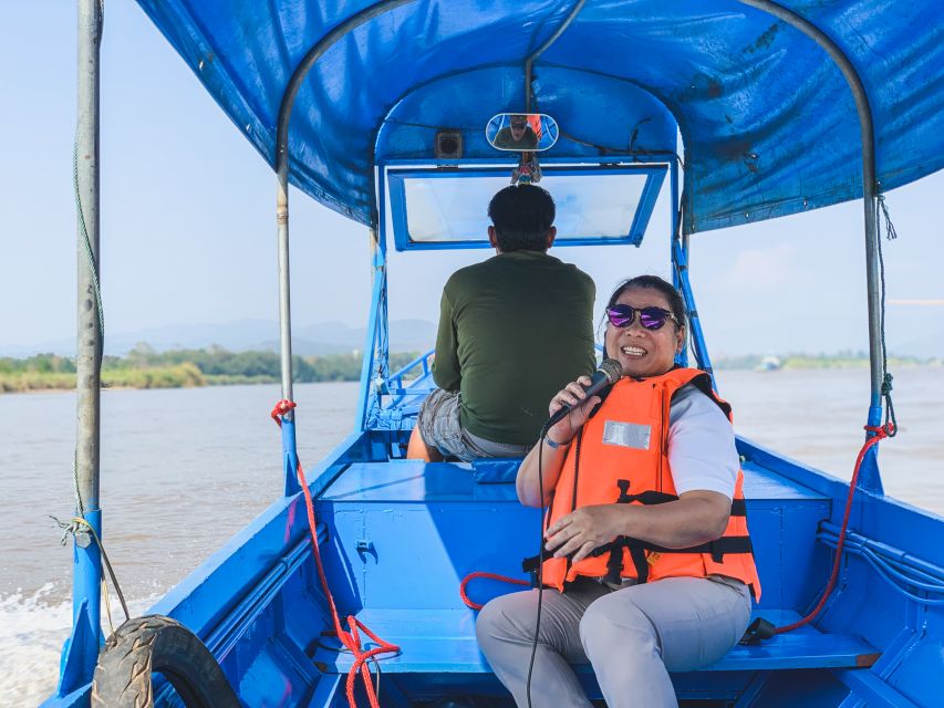From Chiang Mai: White Temple & Golden Triangle Day Trip - Seeing the Golden Triangle from the Mekong