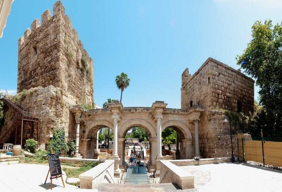 From city of Side: Antalya Old City and Waterfall Day Trip - The drive from Side to Kurşunlu