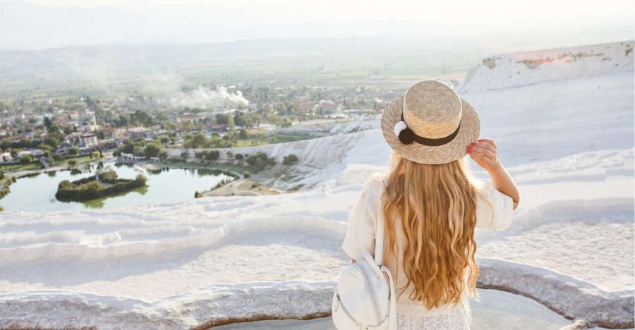 From City of Side: Pamukkale & Hierapolis Day Trip w/ Lunch - The morning road from Side to Korkuteli