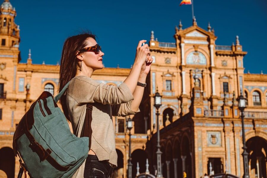 From Costa del Sol & Malaga: Seville Day Trip - The panoramic approach through María Luisa Park