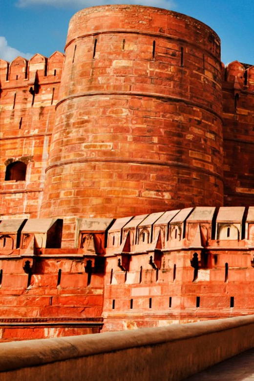 From Delhi: Private Taj Mahal & Agra Day Trip by Car or Rail - Agra Fort: Mughal power in red sandstone