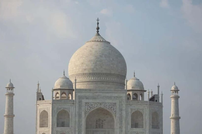 From Delhi: Taj Mahal & Agra Day Tour with Fatehpur Sikri - Agra Fort and the view across the Yamuna