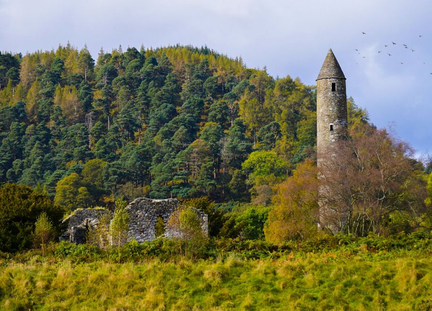 From Dublin: Half-Day Trip to Glendalough and Wicklow - Sugar Loaf Mountain and Roundwood from the coach