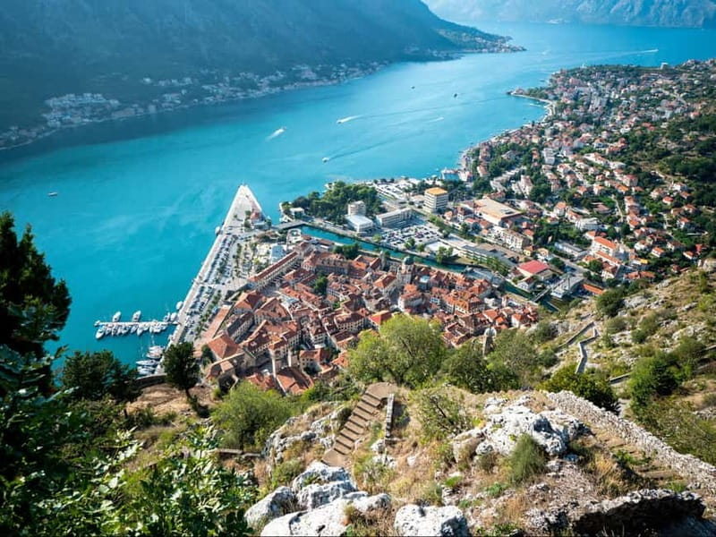 From Dubrovnik: Montenegro Day Trip with Boat Cruise - Kotor Bay and the approach to town