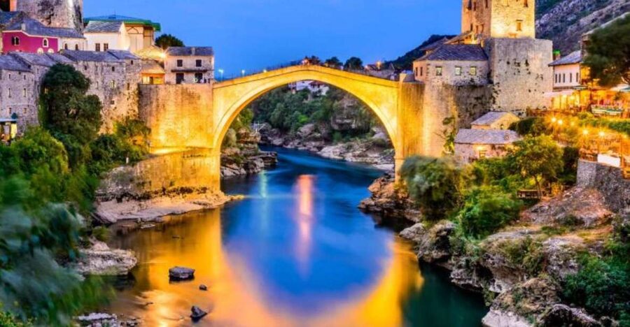 From Dubrovnik: Mostar and Kravica Waterfall Day Trip - First stop: Mostar and the Old Bridge