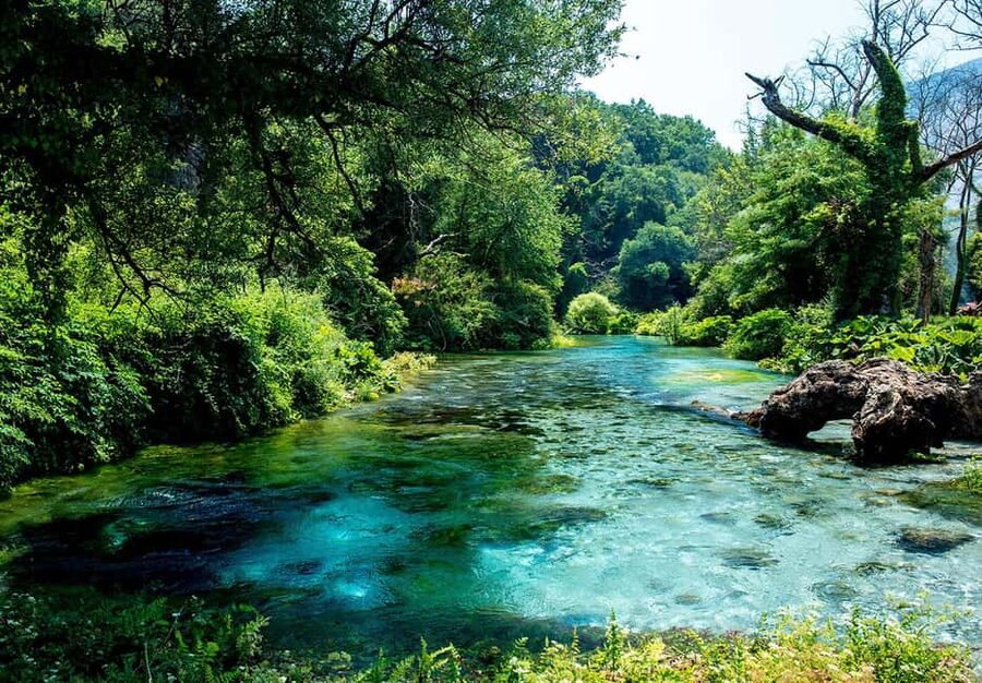 From Durrës/Golem: Saranda, Ksamil, and Blue Eye Day Trip - Ksamil: the main beach stop