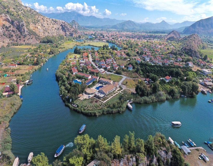 From Fethiye: Dalyan Day Trip with Mud Bath and Turtle Beach - Turtle Beach and the river meeting the sea