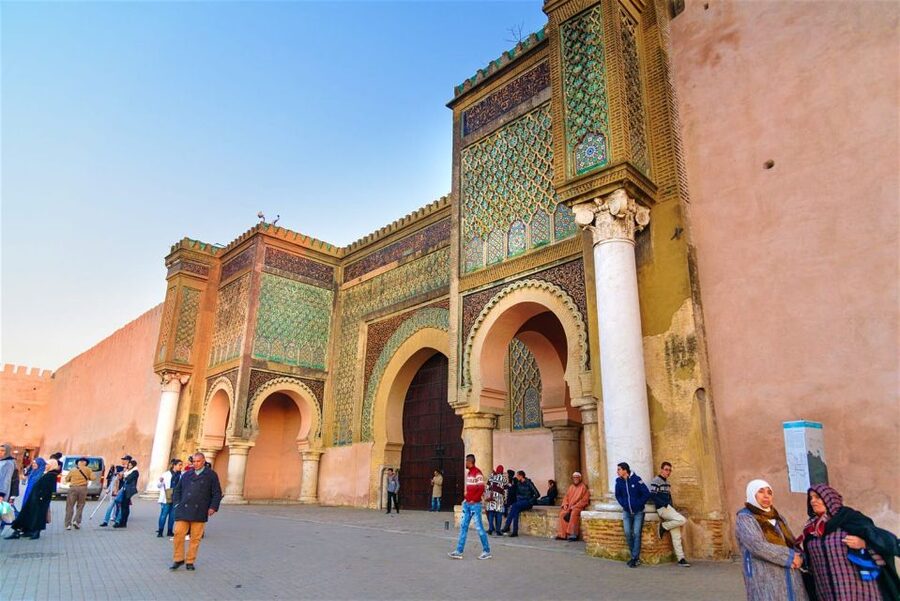 From Fez: Volubilis Moulay Idriss and Meknes Day Trip - Entering Meknes through its grand gates