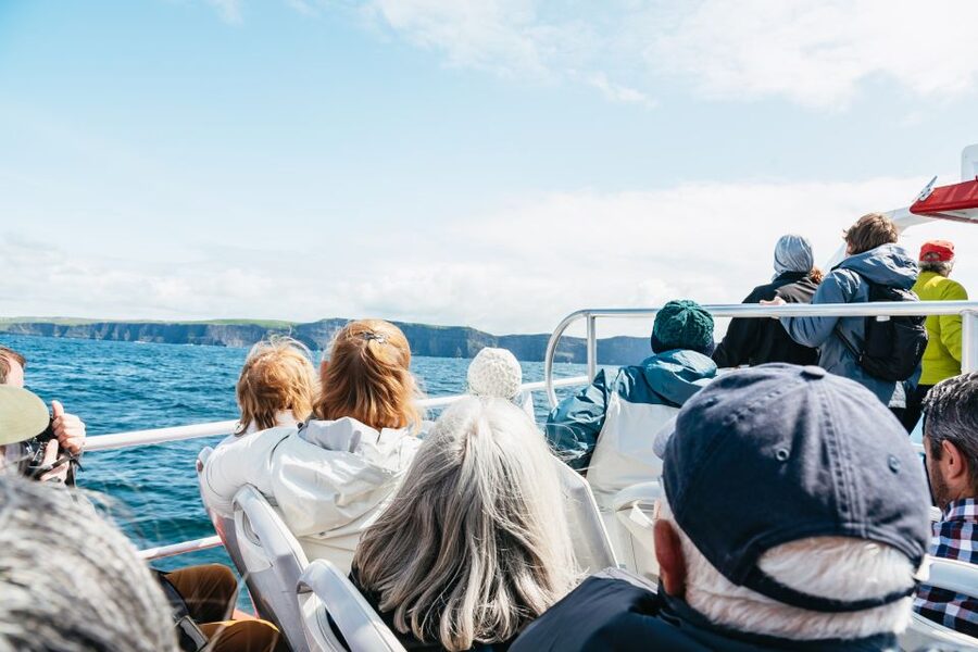 From Galway: Aran Islands & Cliffs of Moher Full-Day Trip - The ferry from Doolin to Inisheer