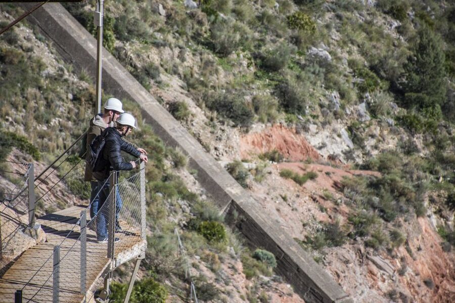 From Granada: Caminito Del Rey Day Trip - The approach walk before the main entrance