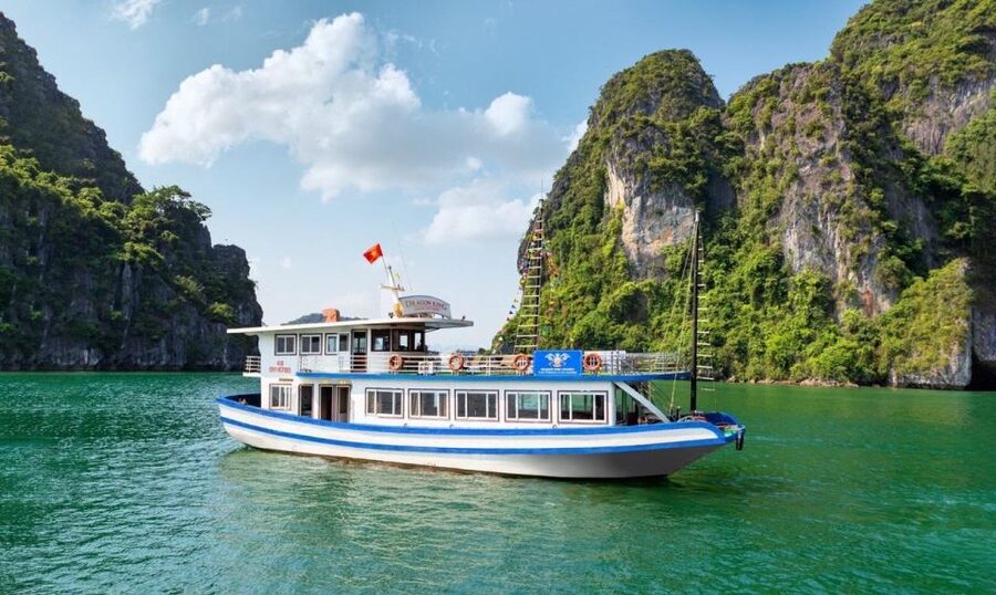 From Hanoi: Halong Bay Day Trip w/ Cave, Island & Kayak - Walking through Surprising Cave