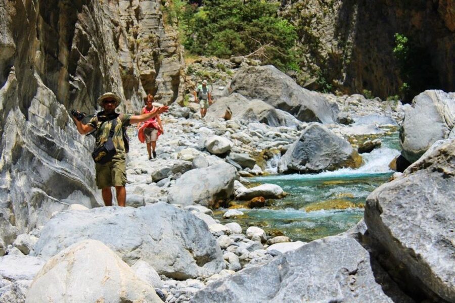 From Heraklion: Samaria Gorge & Agia Roumeli Hiking Day Trip - From Heraklion to the White Mountains