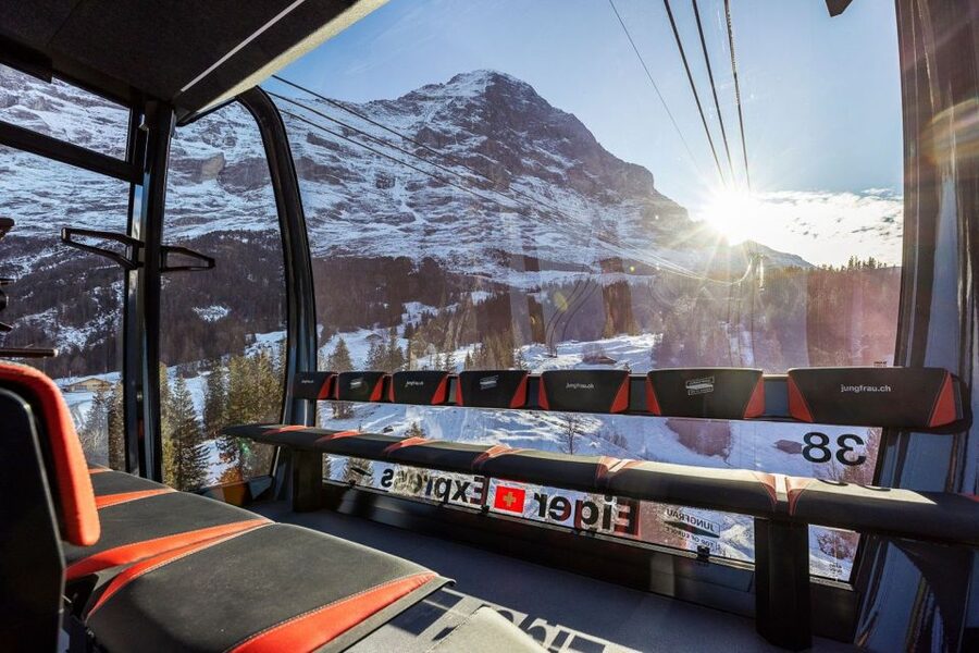 From Interlaken: Guided Tour to Jungfraujoch - Top of Europe - The gondola ride to the Eiger Glacier