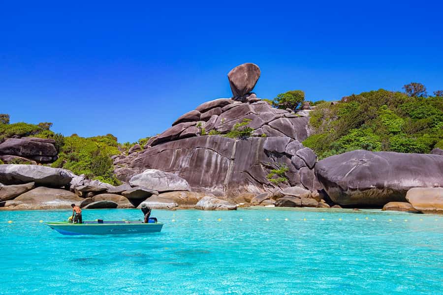 From Khao Lak: Similan Islands Day Trip by Luxury Catamaran - Koh Miang and Princess Bay