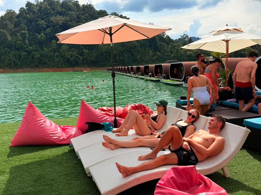 From Krabi: Cheow Lan Lake Day Trip with Lunch at Rafthouse - Rajjaprabha Dam and the first lake views