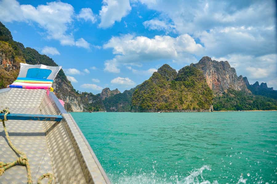 From Krabi: Khao Sok Cheow Lan Lake Day Trip - From Krabi hotels to Rajjaprabha Dam