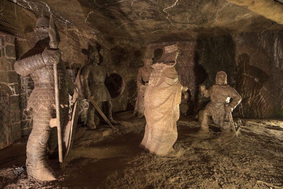 From Krakow: Wieliczka Salt Mine Half-Day Trip with Pickup - Chambers, chapels, and salt-carved art