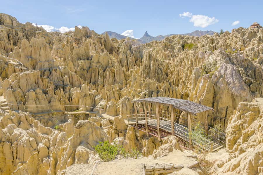 From La Paz: Day Trip to Chacaltaya and Moon Valley - Moon Valley’s clay spires near La Paz