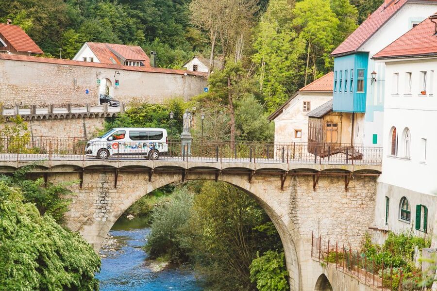 From Ljubljana: Day Trip to Bled and Vintgar Gorge - Crossing Lake Bled by pletna boat