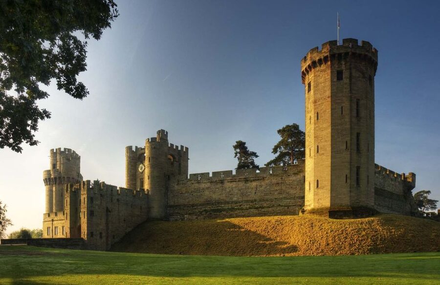 From London: Warwick Castle Day Trip by Rail - Gardens and views beyond the stone walls