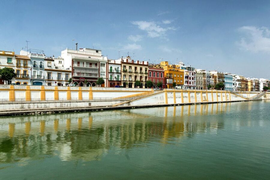 From Malaga: Seville Day Trip and Optional Monument Tickets - First look at Seville from the coach