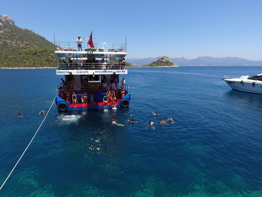 From Marmaris: Day Trip by Glass Bottom Semi Submarine - Three decks, air conditioning, and clean facilities