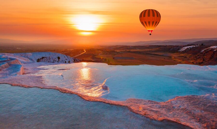 From Marmaris: Pamukkale Balloon Flight Day Trip with Lunch - Exploring Pamukkale’s white terraces
