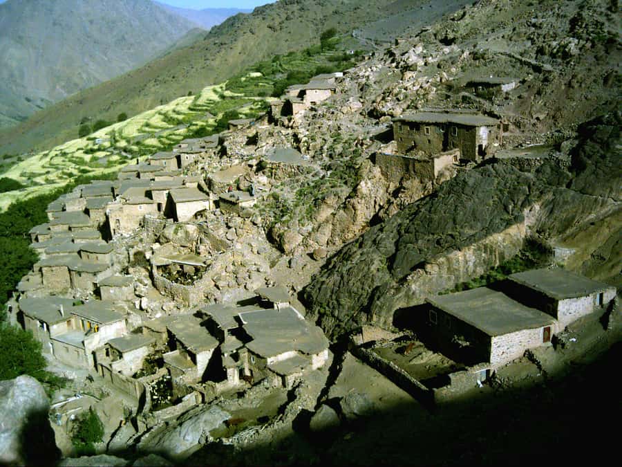 From Marrakech: Atlas Mountains and Berber Village Day Trip - A Berber lunch with a view