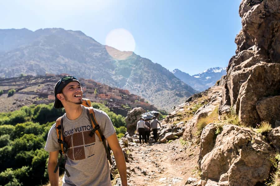 From Marrakech: Atlas Mountains Day Trip with Camel Ride - Asni market and the road to Imlil