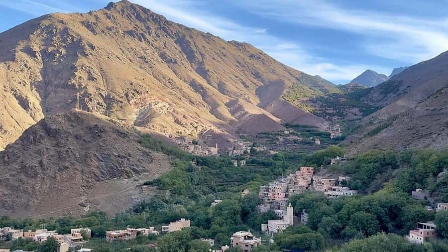 From Marrakech: Imlil Day Trip & lunch in Local Family house - Waterfalls and views of Mount Toubkal