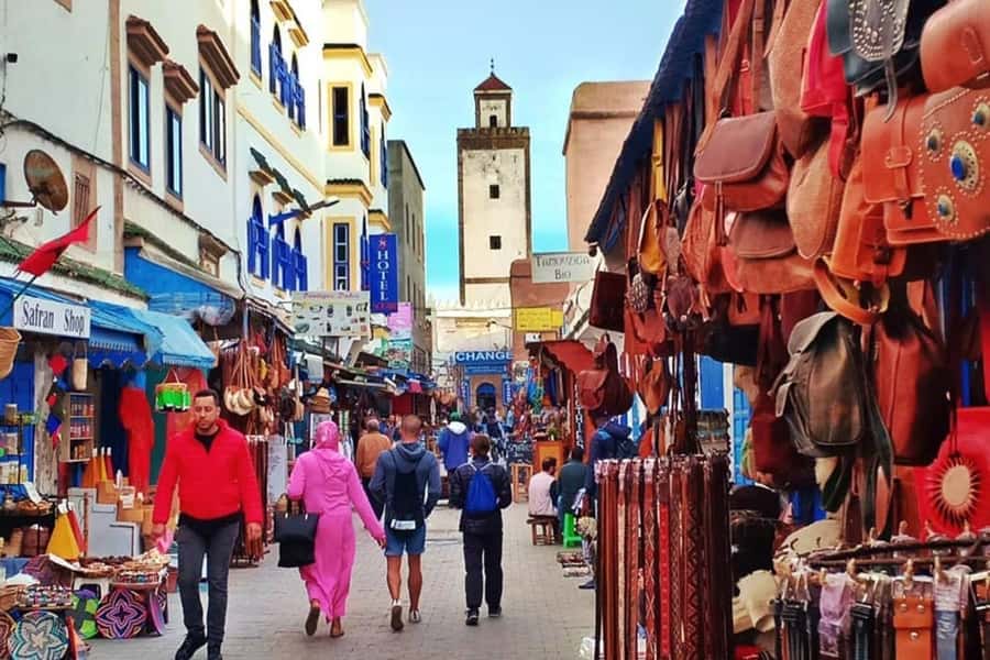 From Marrakech To Essaouira Mogador Full Day Trip Smallgroup - The first view of Essaouira