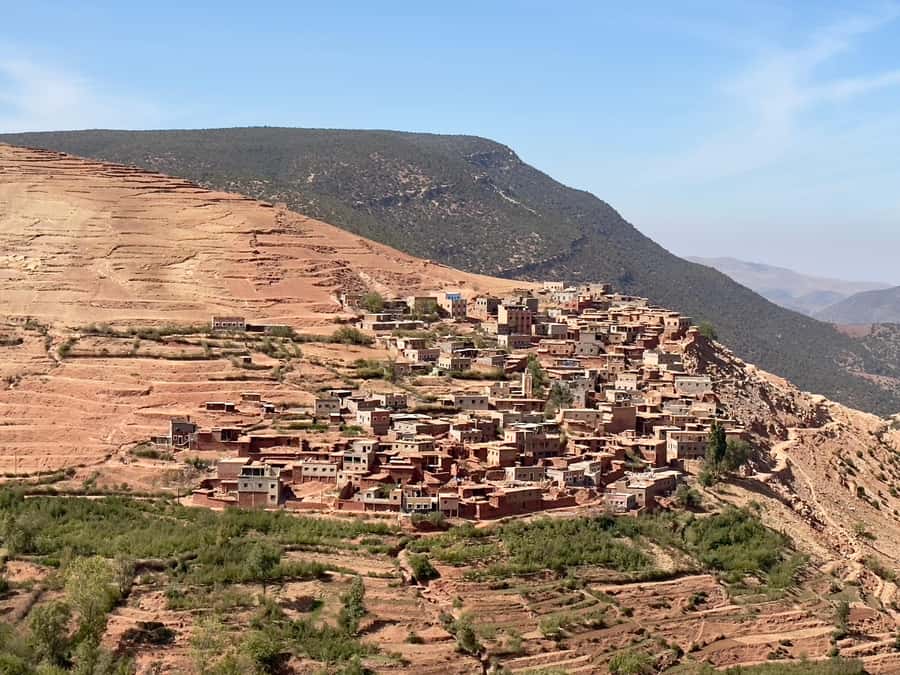 From Marrakesh: Private Atlas Mountains Day Trip {5-Valleys} - Leaving Marrakech for the Atlas foothills