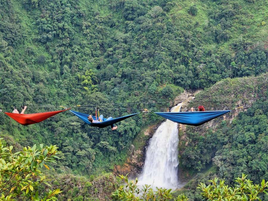 From Medellín: Dream Hammocks, Zipline, & Waterfall Day Trip - Two zipline flights across the mountains