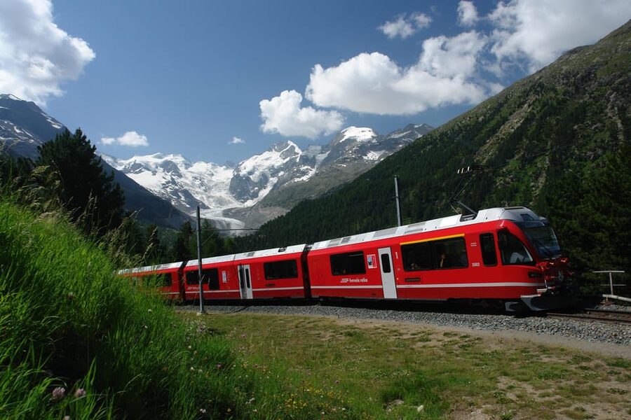 From Milan: Bernina Train Day Trip to Tirano & St. Moritz - The Bernina Express is the reason to go