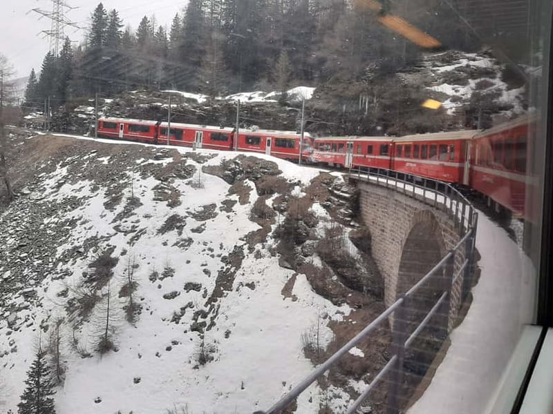 From Milan: Scenic Alps Day Trip with Bernina Train Ride - Meeting at Milan Central Station