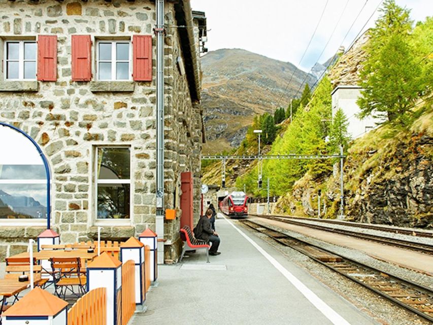 From Milan: St Moritz & Alps Day Trip with Bernina Red Train - Two hours in St. Moritz