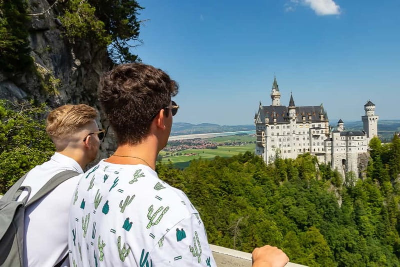 From Munich: Neuschwanstein & Linderhof Castle Full-Day Trip - Marienbrücke delivers the famous Neuschwanstein view