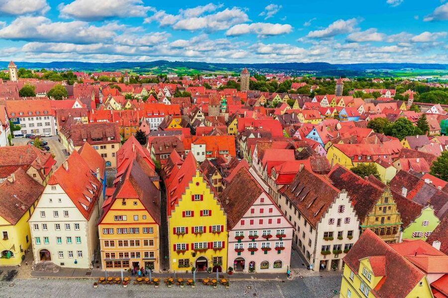 From Munich: Rothenburg and Romantic Road Day Trip by Bus - Harburg Castle and the old road into Swabia