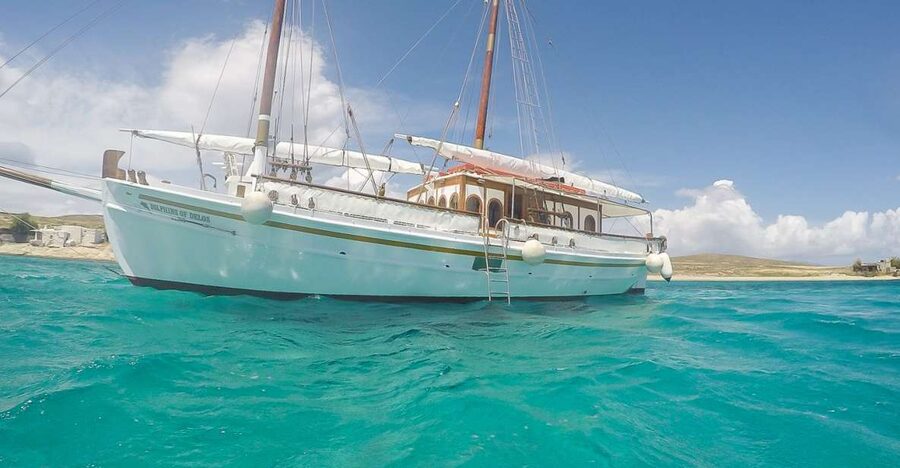 From Mykonos: Delos & Rhenia Islands Half-Day Trip by Boat - Rhenia: clear water and a quiet shore
