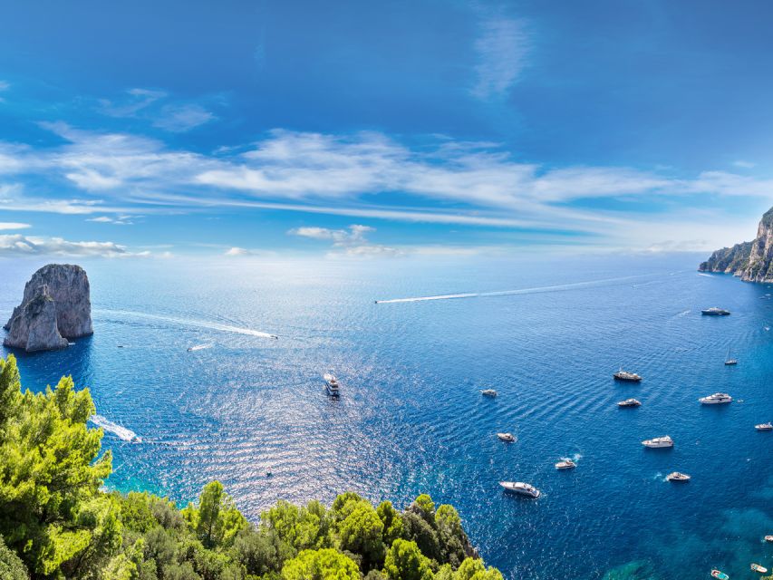 From Naples: Capri Day Trip with Ferry and Island Boat Tour - The included one-hour cruise around Capri
