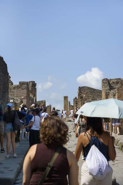 From Naples: Pompeii and Vesuvius Guided Day Trip with Lunch - Meeting at Starhotels Terminus in Naples