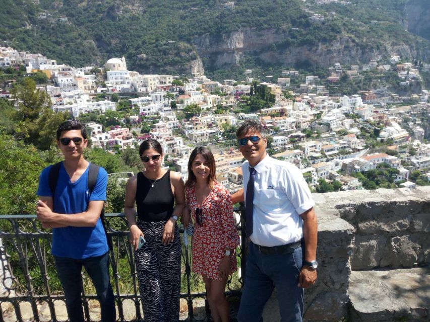 From Naples: Sorrento and Amalfi Coast Shared Day Trip - Positano: steep lanes and the tiled dome of Sant’Assunta