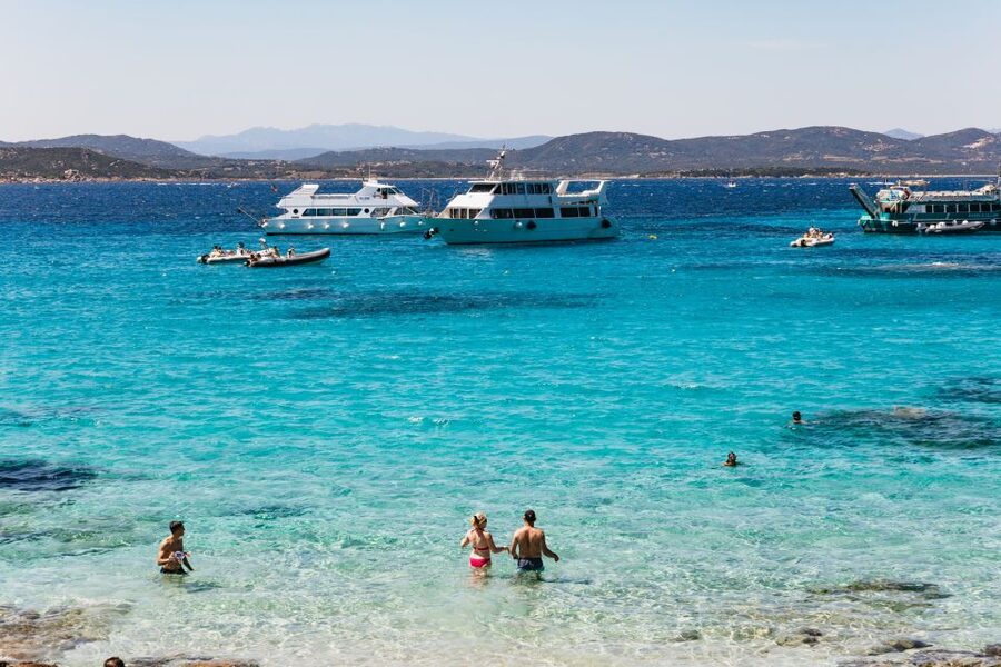 From Palau: La Maddalena Islands Full-Day Trip by Boat - Santa Maria: the second beach break