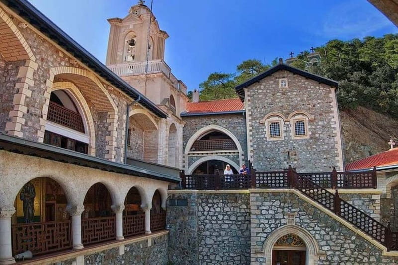 From Paphos: Chrysoroyiatissa, Kykkos and Omodos Day Trip - Through Paphos Forest to Chrysorrogiatissa