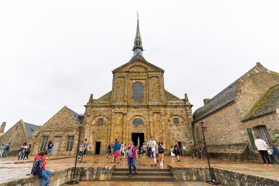From Paris: Mont Saint Michel Day Trip with a Guide - Inside Mont Saint-Michel Abbey