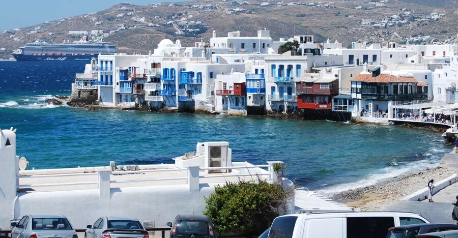 From Paros: Day Trip to Mykonos - Morning pickup and the ride from Naoussa