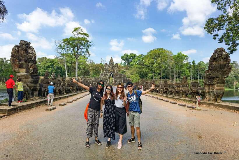 From Phnom Penh: Angkor Wat, Bayon, and Ta Prohm Day Trip - Arriving at Angkor Archaeological Park