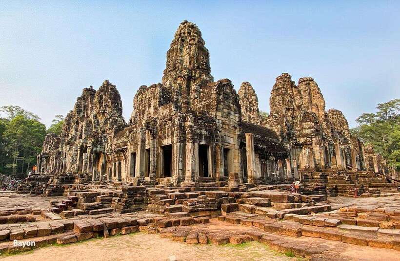 From Phnom Penh: Angkor Wat, Bayon, and Ta Prohm Day Trip - Bayon and its famous stone faces